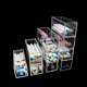 Armor dustproof storage box transparent sequin display box nail art store stationery tape fashionable simple shelf display box