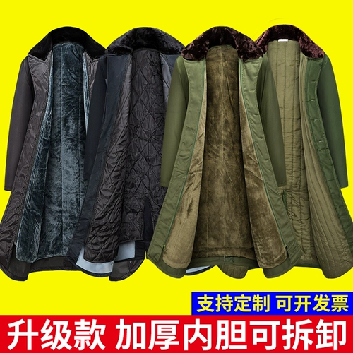 Утепленная зеленая куртка, пальто