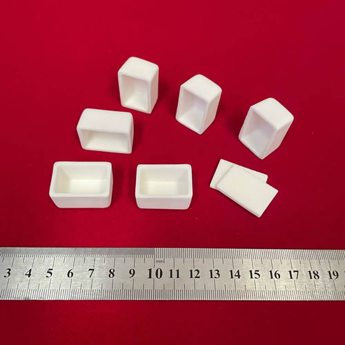 【兴易牌】 99氧化铝刚玉舟 30*20*17mm 矩形刚玉舟 长方形刚玉坩埚 - 图2
