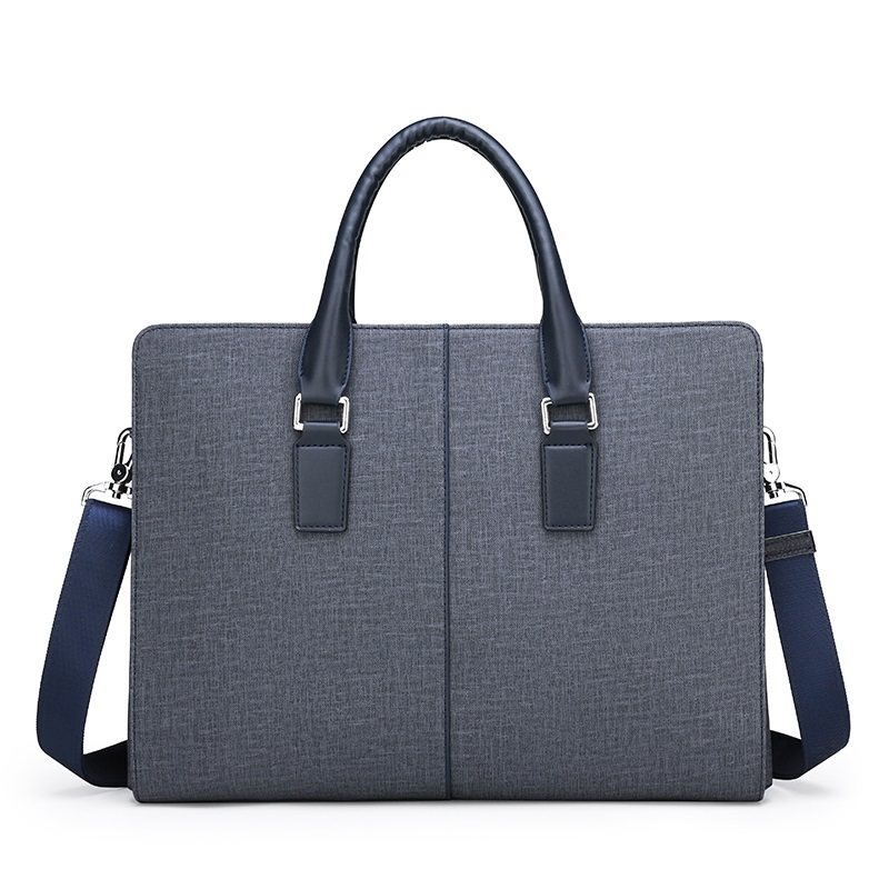 男士手提包横款单肩斜挎电脑文件包 伯莱尼男士包袋