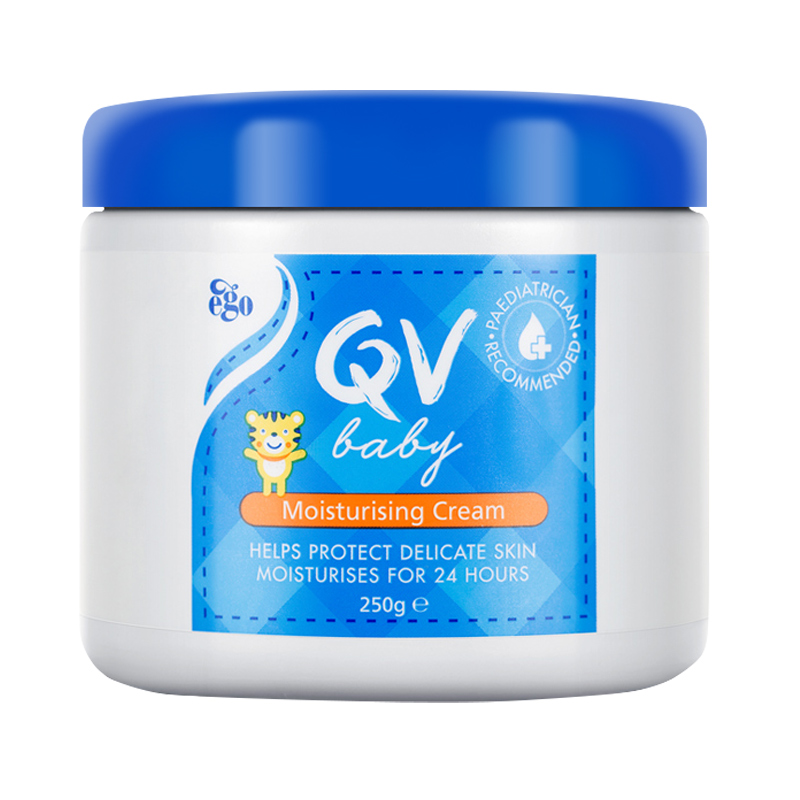 环球e站海外专营店澳洲进口Ego QV婴儿面霜意高宝宝儿童保湿乳润肤霜小老虎面霜250g0