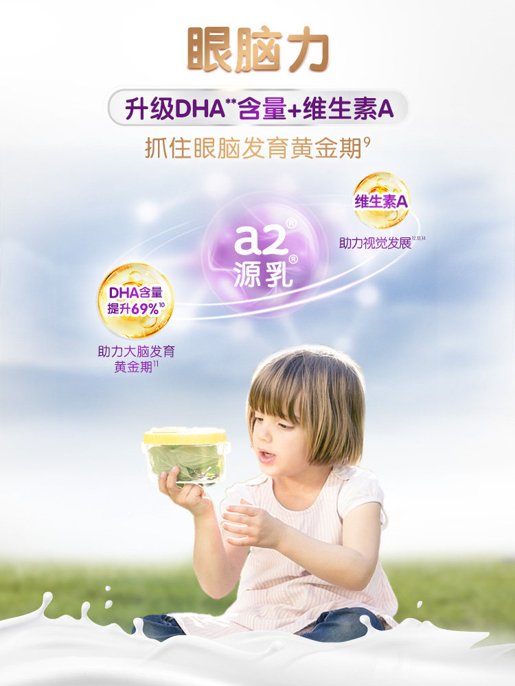 a2 3段【白金焕新升级】婴幼儿*奶粉 环球e站海外婴幼儿牛奶粉