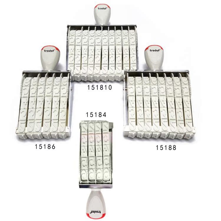 trodat卓达字高18mm  15184  15186  15188  151810数字章号码章 - 图3