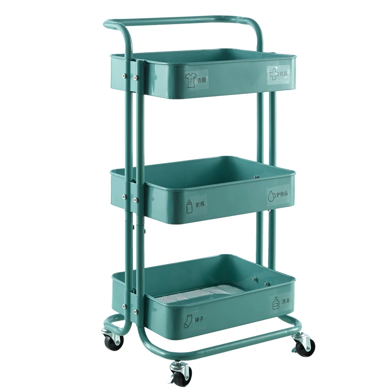 Children's multilayer storage system for new born, cart