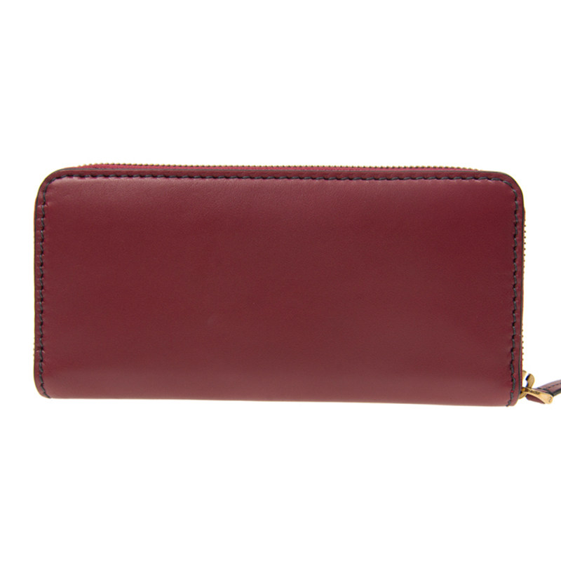 dior /迪奥新款女士红色牛皮钱包 集美海外钱包