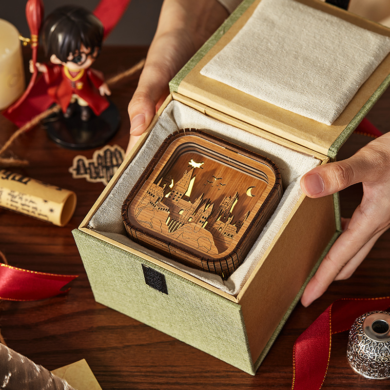 哈利波特音乐盒八音盒木质女孩女生生日礼物创意女童六一61儿童节
