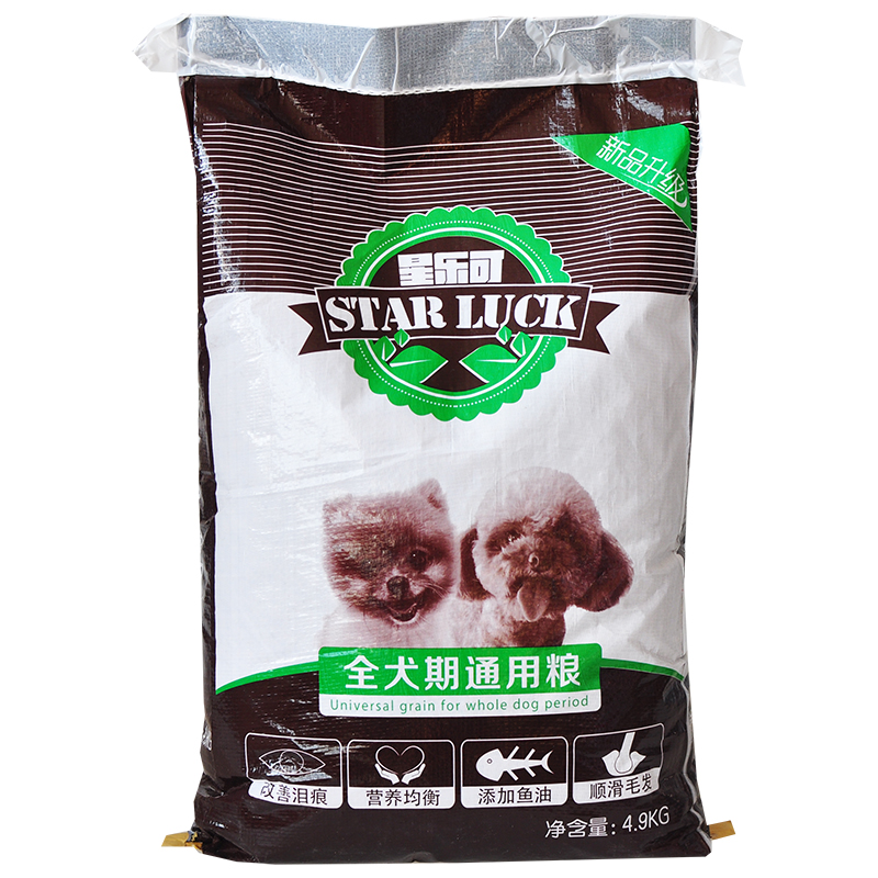 狗粮星乐可4.9kg9.8斤改泪痕善成犬幼犬泰迪比熊金毛狗通用型犬粮-图3