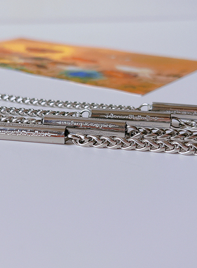 钛钢男女钛钢经文佛牌挂链
