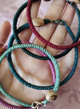 12生肖防小人五彩手绳男女通用包邮大小可调节手工编绳手链手串