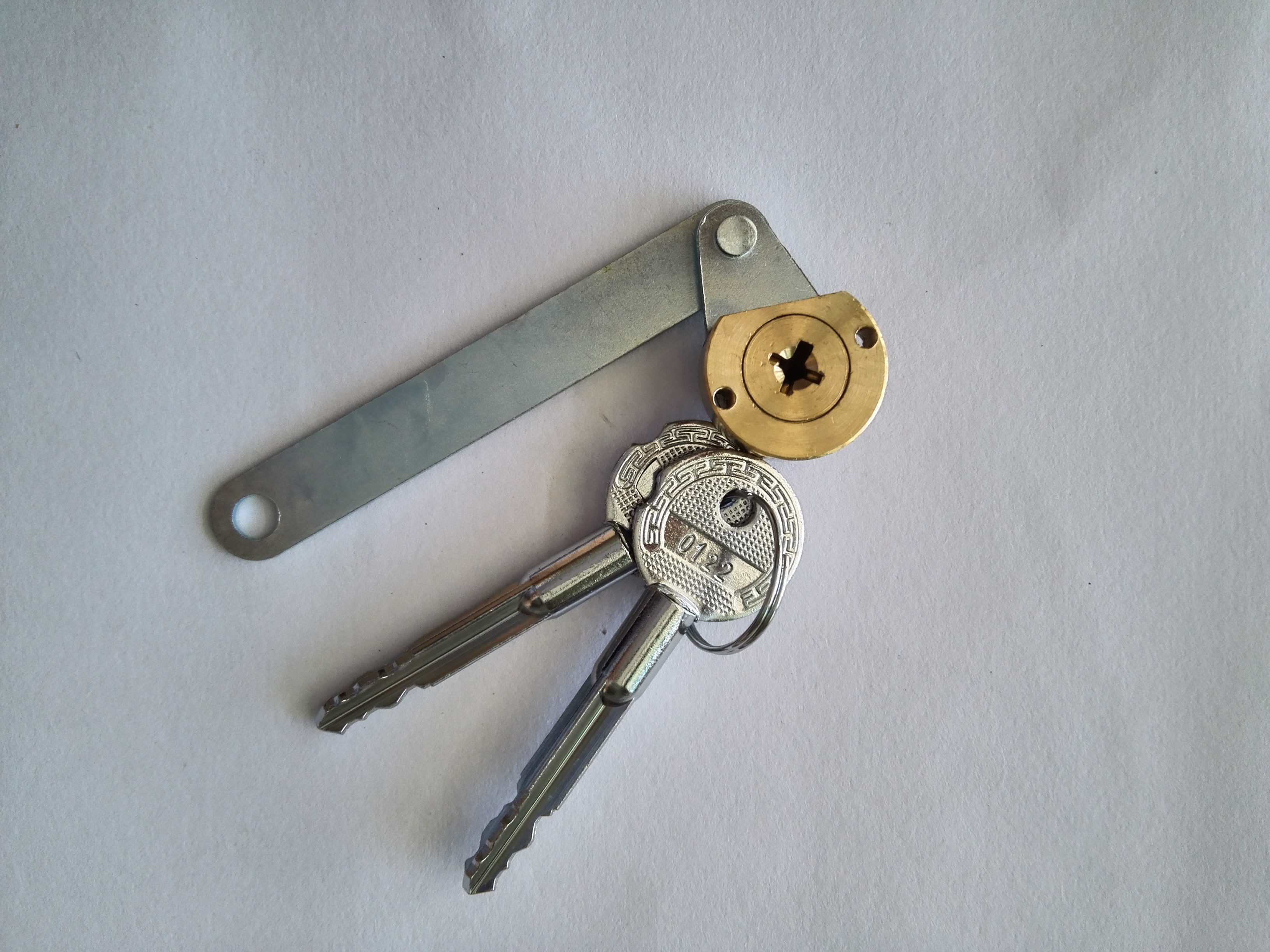 十字急应锁360度开保险箱锁具保管箱锁保险柜用应急锁芯家具用锁 - 图2