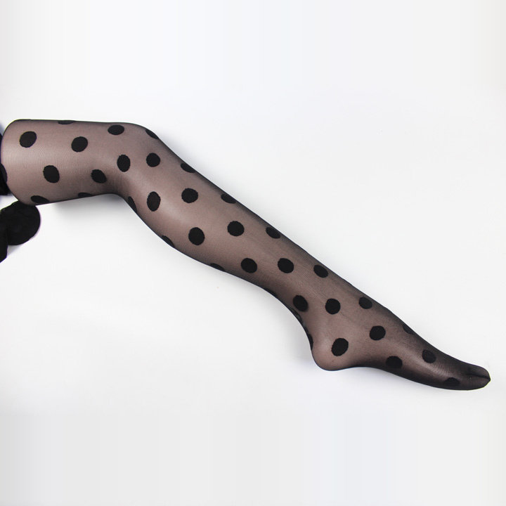 复古大波点丝袜个性纯欲风黑色酒红提花圆点性感辣妹ins连裤袜女,淘宝优惠券,粉丝福利购,淘宝优惠卷