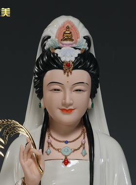微美陶瓷12至26寸妙善观音佛像