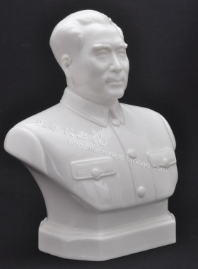 摆件周总理雕塑德化办公室半身像