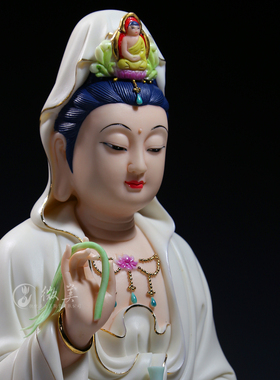 微美德化陶瓷杨柳观音像