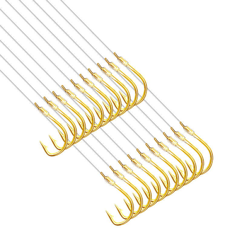 绑好成品金海夕3号5号子线双钩金海西鱼钩三号五号一号二号鲫鱼钩 - 图3