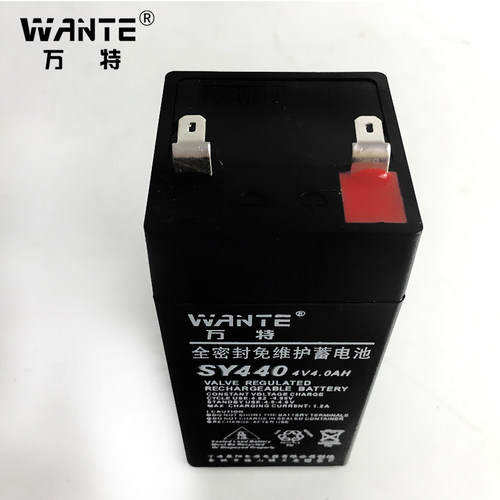 热销万特品牌电子秤电池4v4ah蓄电瓶计价台称玩具车免维护通用源 - 图1