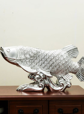 金龙鱼欧式招财桌面开业礼品摆件