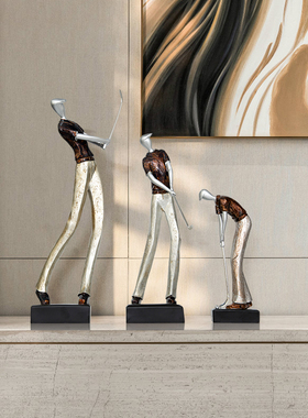 书房电视柜人物欧式风家居装饰