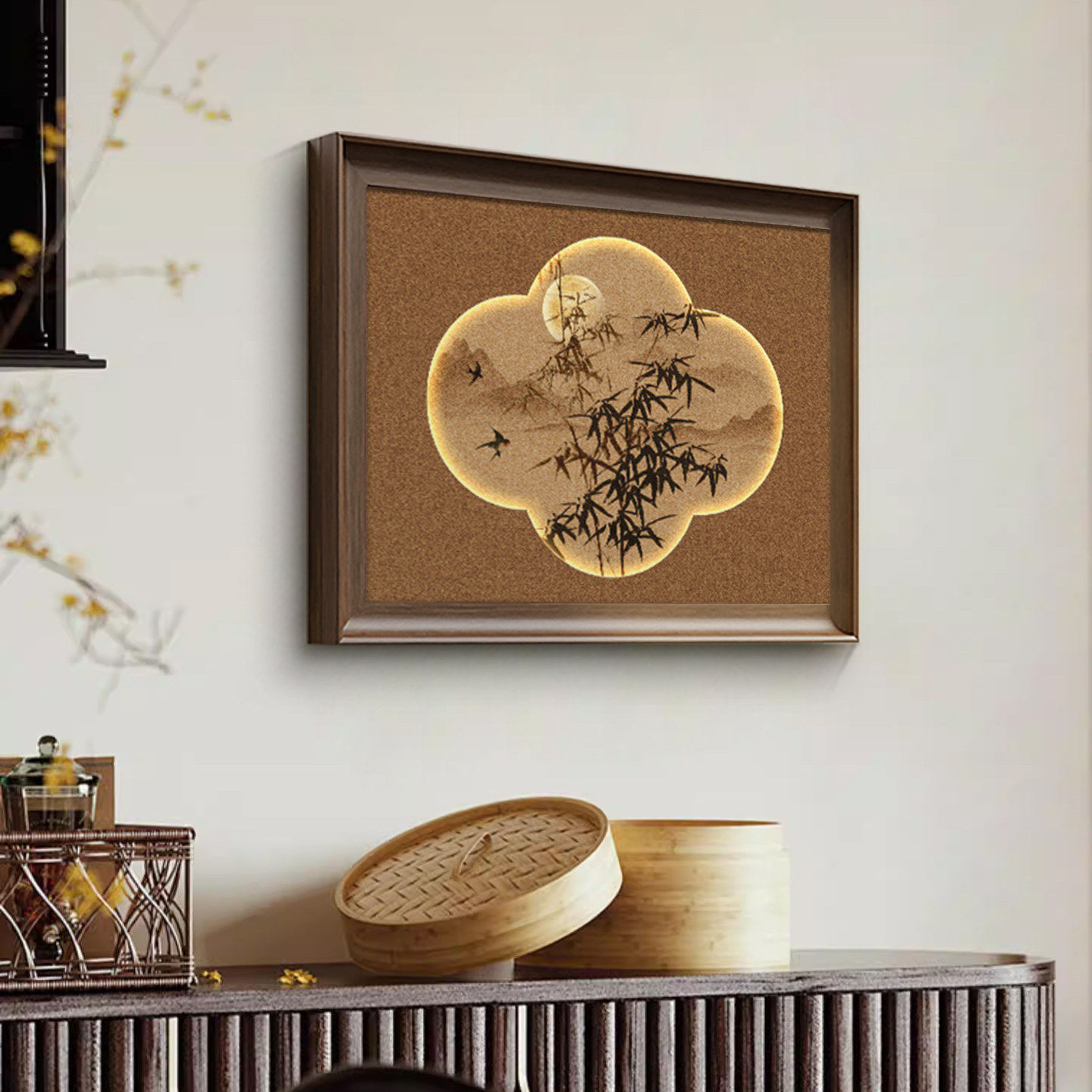 宋代美学电表箱装饰画国风复古配电箱遮挡挂画高级感电闸弱电箱画,淘宝优惠券,粉丝福利购,淘宝优惠卷