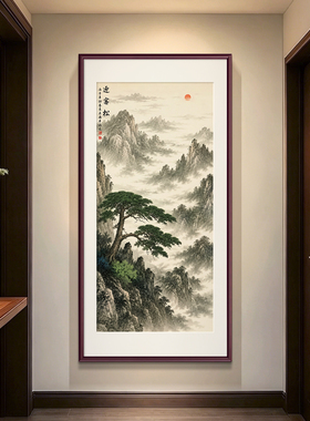 高档仿铜角实木装裱，立体卡纸