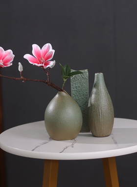 禅意陶瓷花瓶复古小器单只