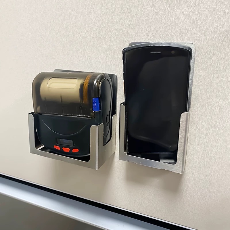 Fast food restaurant KFC expiration date intelligent device positioning/Wali handheld code scanner/Bluetooth printer rack