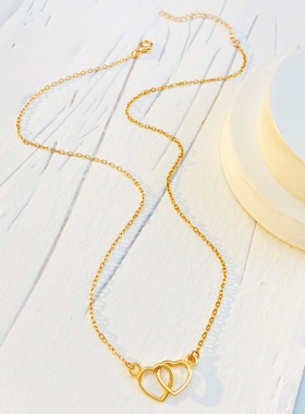 合金竹节链欧美创意镂空项项链