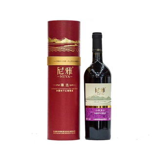 Xinjiang wine niya cabernet sauvignon dry red wine zhen selection 12.5 degree 750ml*6 bottles of red wine full box