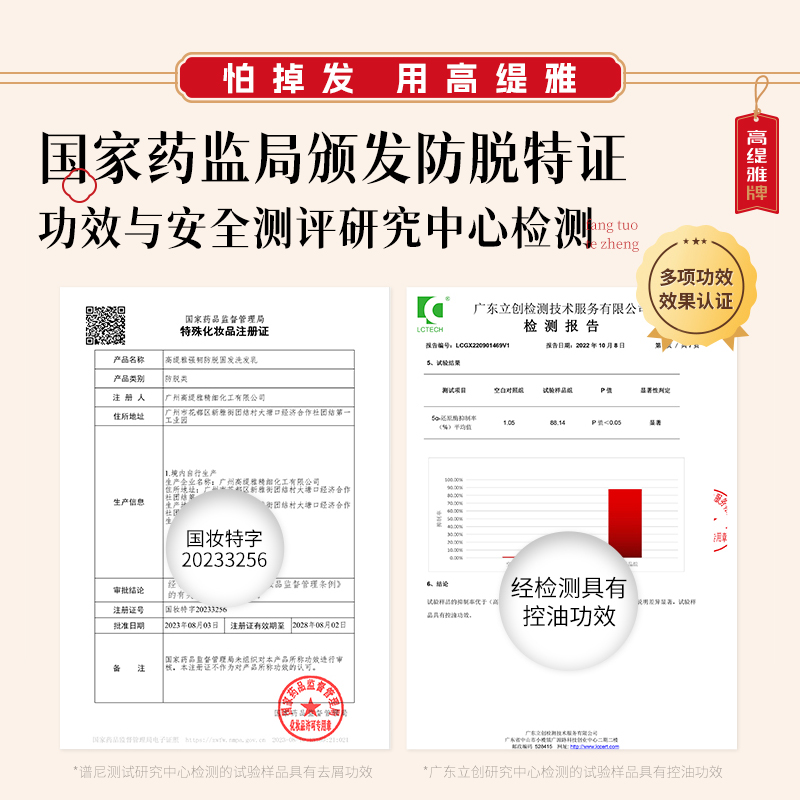 高缇雅老姜王生姜洗发水防脱固发控油去屑洗发膏洗护套装正品品牌