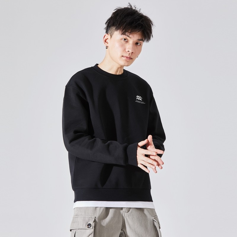 唐狮男士2021春秋新款韩版圆领卫衣 唐狮喜之乐卫衣