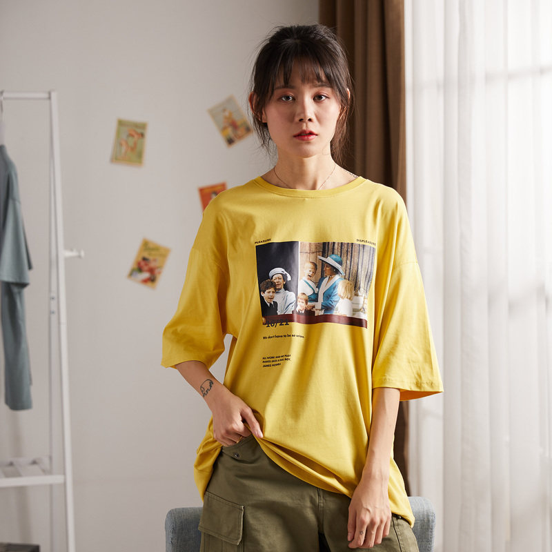 唐狮官方旗舰店夏女学生韩版t恤 唐狮福悠T恤