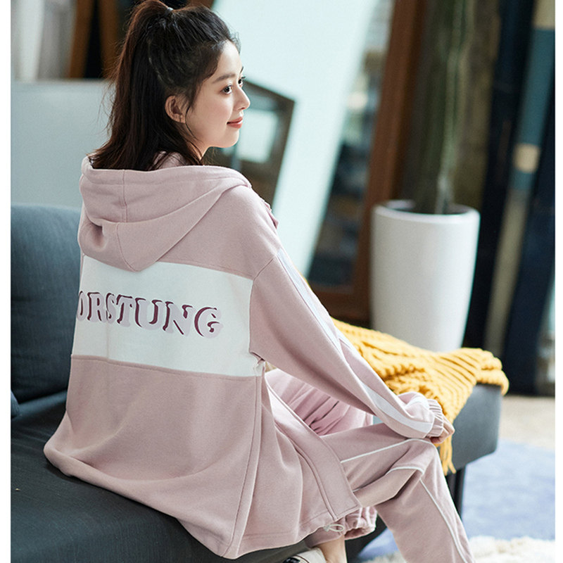 唐狮春秋新款运动套装女卫衣外套学院风两件套时尚休闲运动服宽松,淘宝优惠券,粉丝福利购,淘宝优惠卷