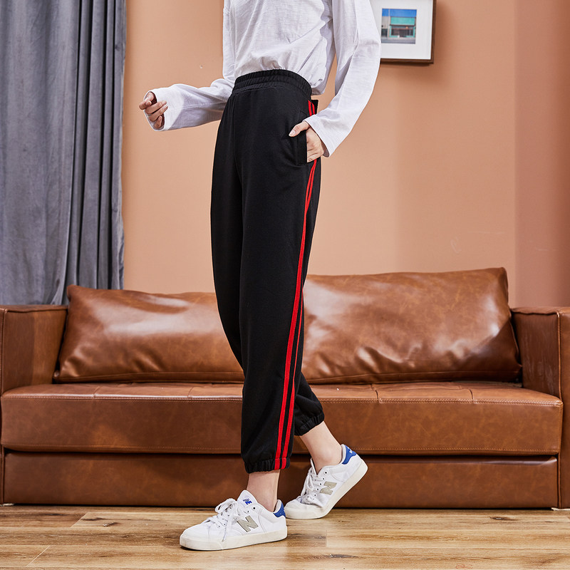 唐狮2020春秋新款宽松束脚休闲裤 唐狮休闲裤