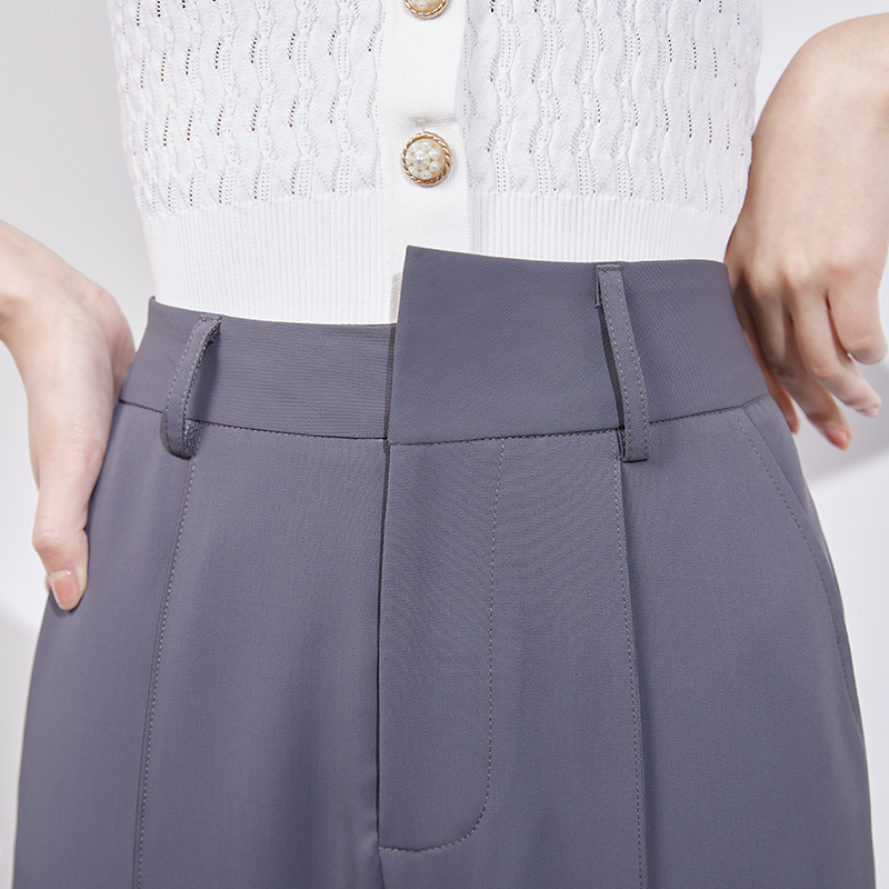 11点官补4到手95.9!唐狮休闲裤女窄版西装裤