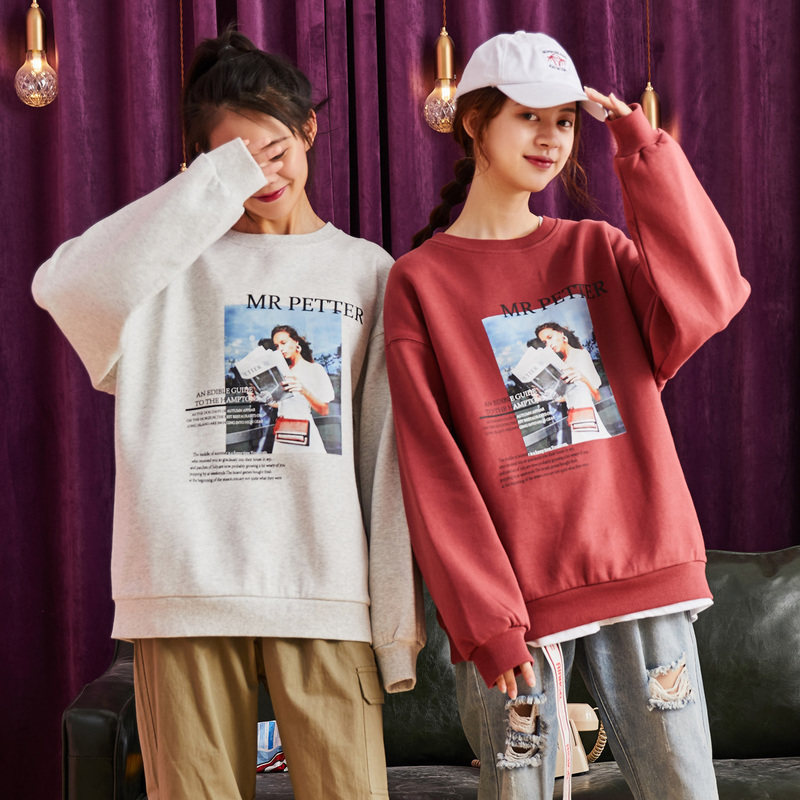 唐狮2020春秋圆领女卫衣 唐狮卫衣/绒衫