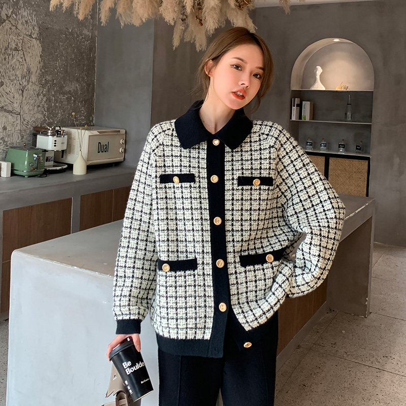 唐狮新款小香风外套短款韩版宽松 唐狮短外套