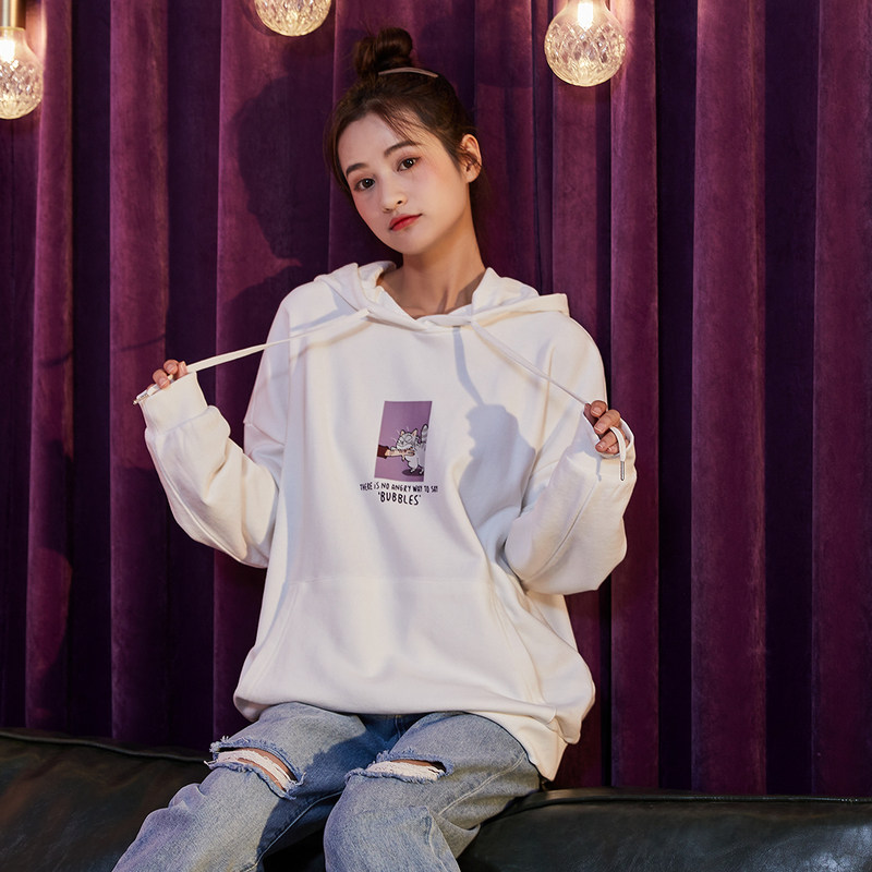 唐狮2020秋冬新款套头连帽宽松卫衣 唐狮天悦卫衣/绒衫