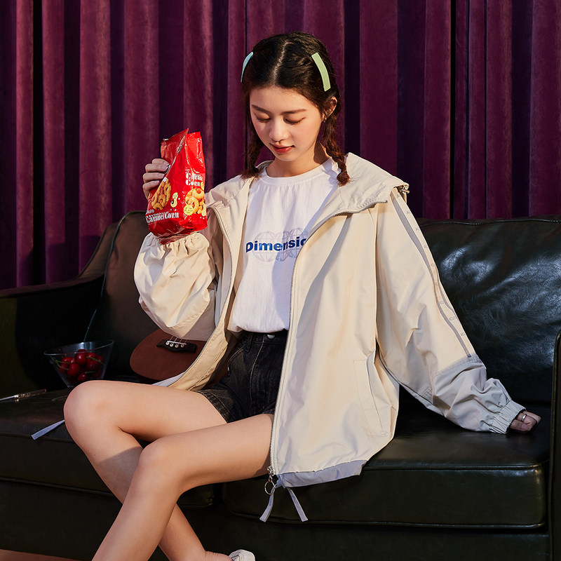 唐狮2020秋季新款短款外套宽松休闲 唐狮天悦短外套