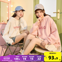 Don Lion 2024 Spring Autumn Winter Style Add Suede Thicken Sweatshirt Woman Cap Oversize Merald Blouse Casual Hoodie