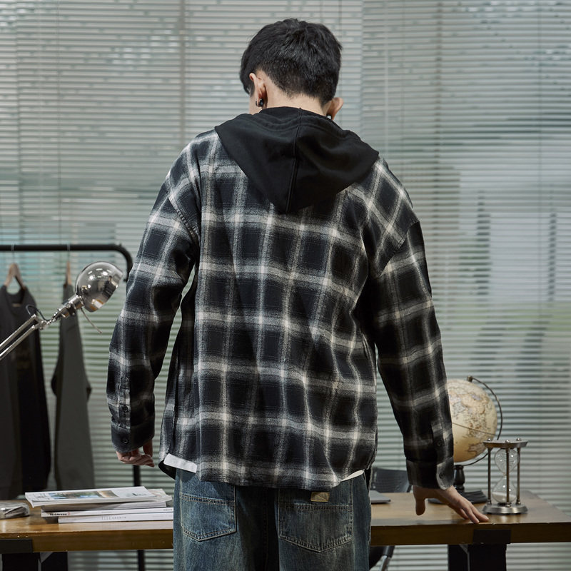 唐狮官方旗舰店2020长袖秋装潮衬衣 唐狮天悦衬衫