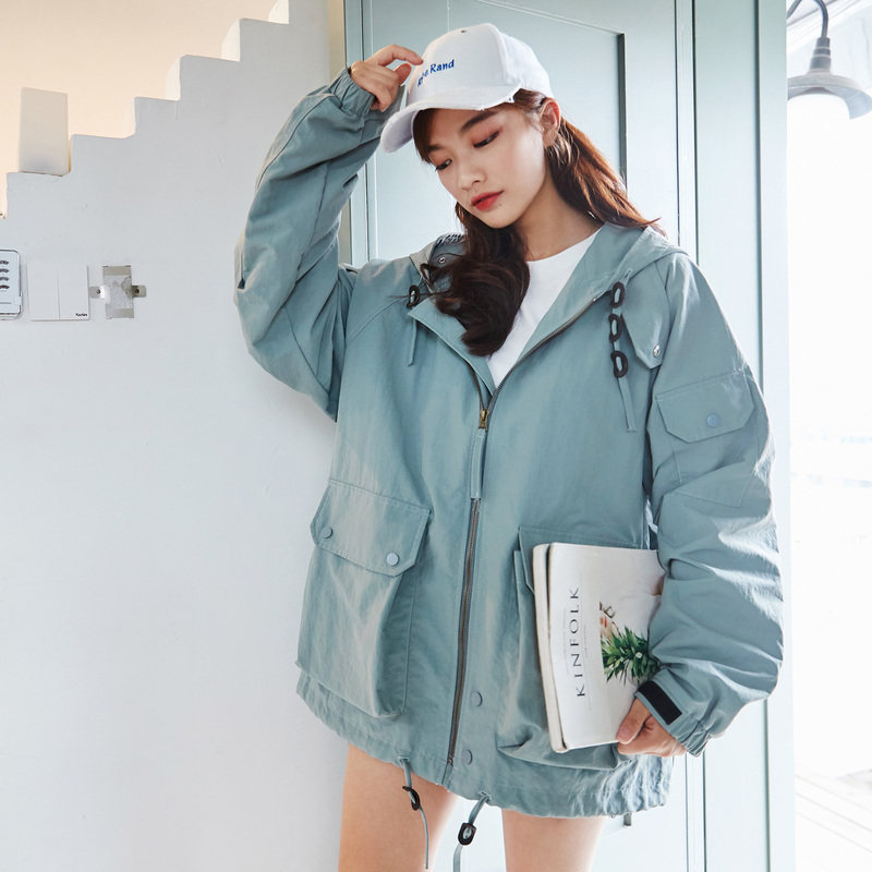 唐狮官方旗舰店女外套cec潮短外套 唐狮福悠短外套