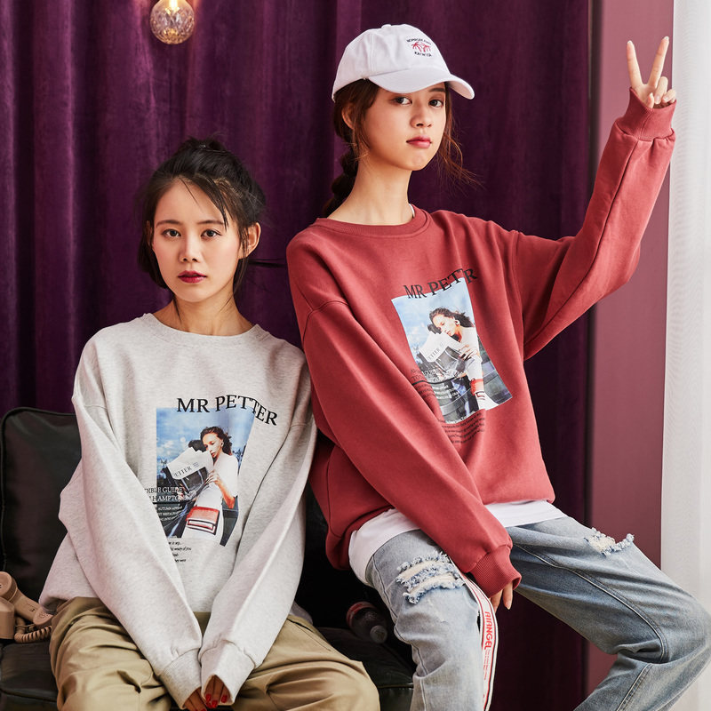 唐狮2020春秋圆领女卫衣 唐狮卫衣/绒衫