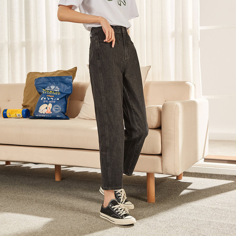 唐狮2020秋季新款直筒宽松显瘦裤子 唐狮天悦牛仔裤