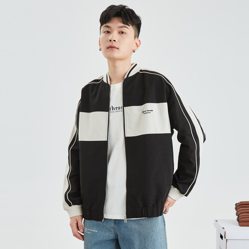 唐狮2022年春新款棒球服男休闲夹克 唐狮喜之乐夹克