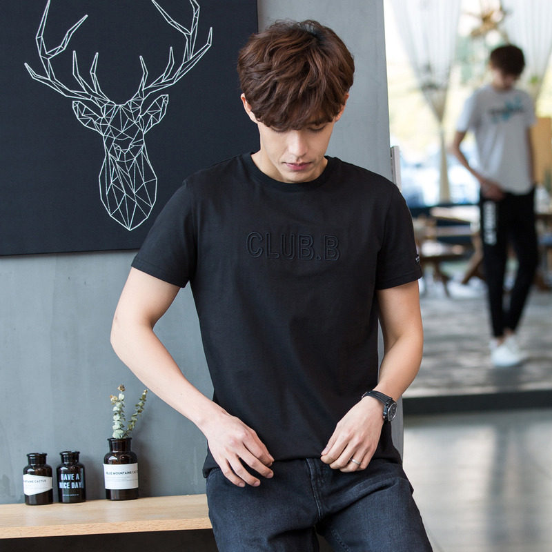 唐狮官方旗舰店短袖男2018夏装t恤 唐狮天悦T恤