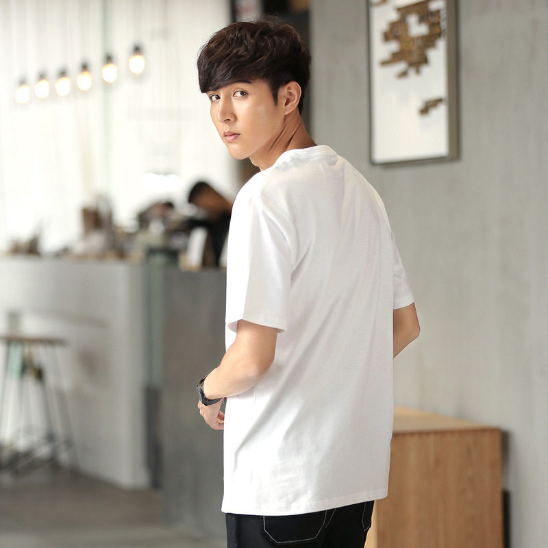 唐狮2020夏装新款短袖男士拼接t恤 唐狮喜之乐T恤