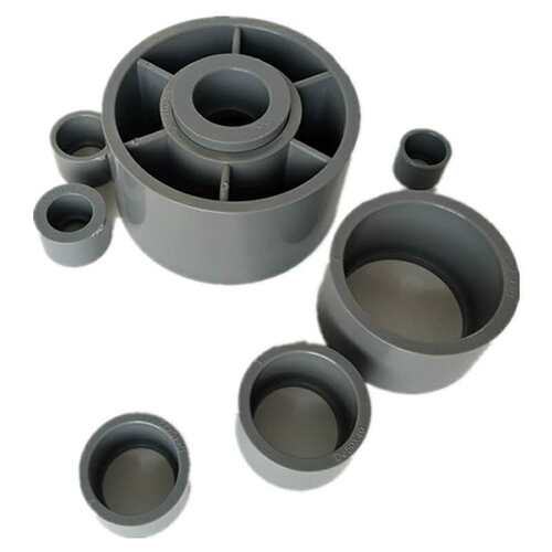 UPVC补芯变径卜申大小头给水管配件伸缩节90 110 125 140 160 200 - 图1