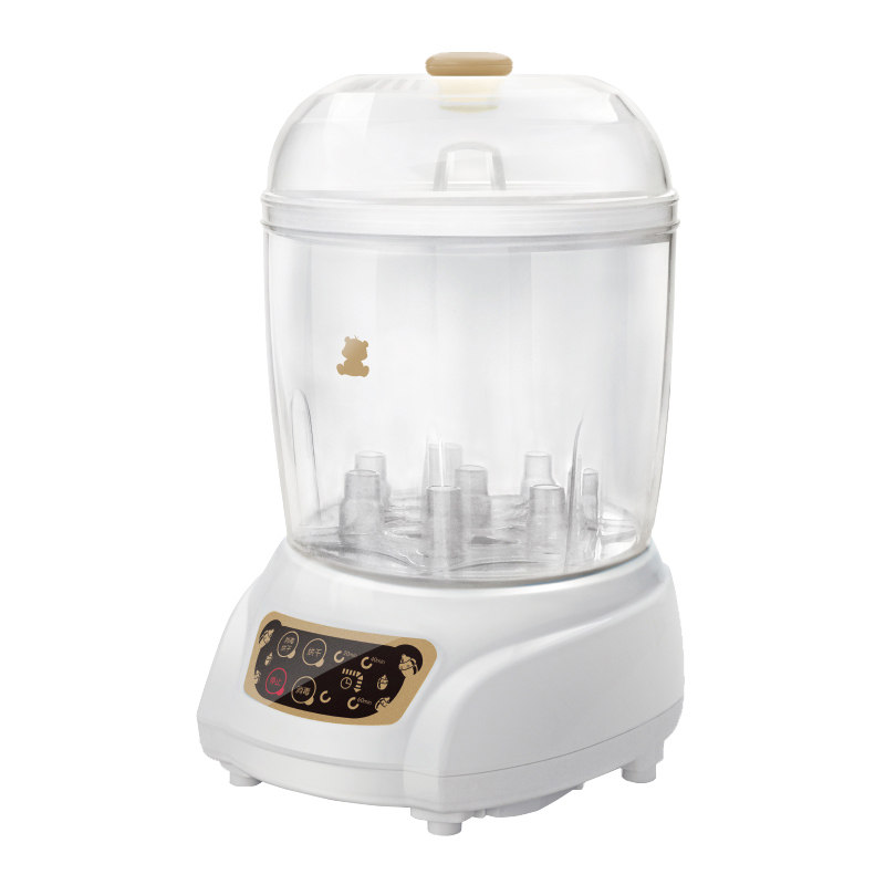 小白熊奶瓶餐具消毒锅带蒸汽消毒柜 诚字号母婴奶瓶消毒器/消毒锅