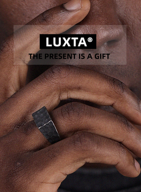 钛钢锤纹方形指戒不掉色