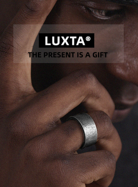 LUXTA做旧钛钢不掉色戒指